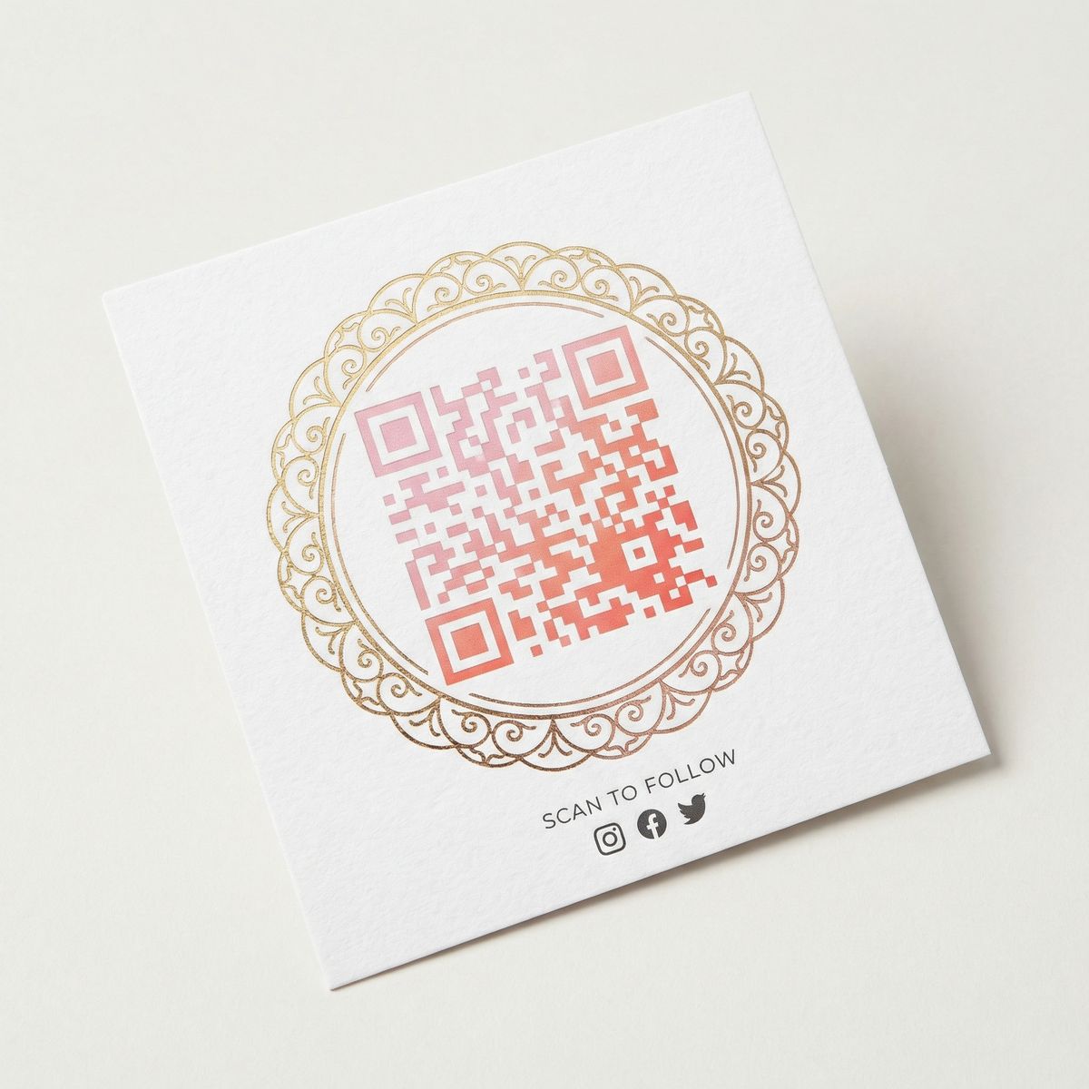 情深叉喔二维码